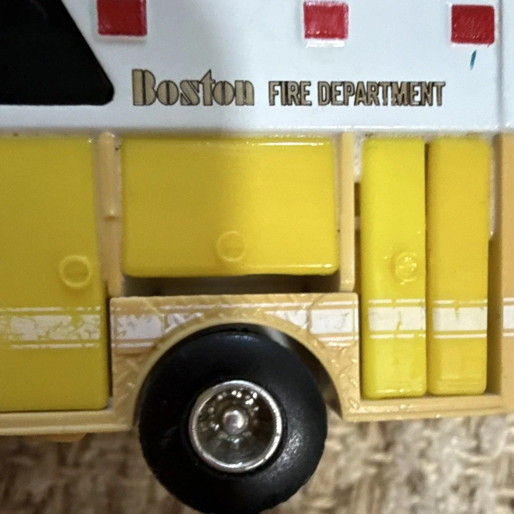 Boston Fire Department Rescue Truck Diecast Model Truck 1993